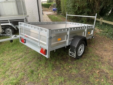 Enkelas bak Aanhangwagen 200x130 Aluminium